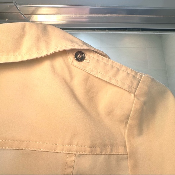 Burberry Button Down Shirt with Check Trim - Picture 5 of 5